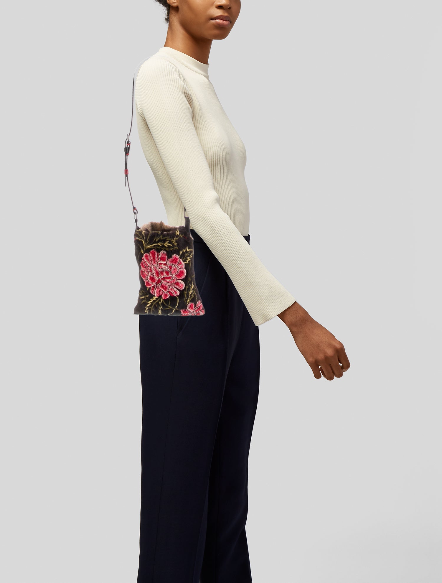 Valentino Calf Hair Bucket Bag