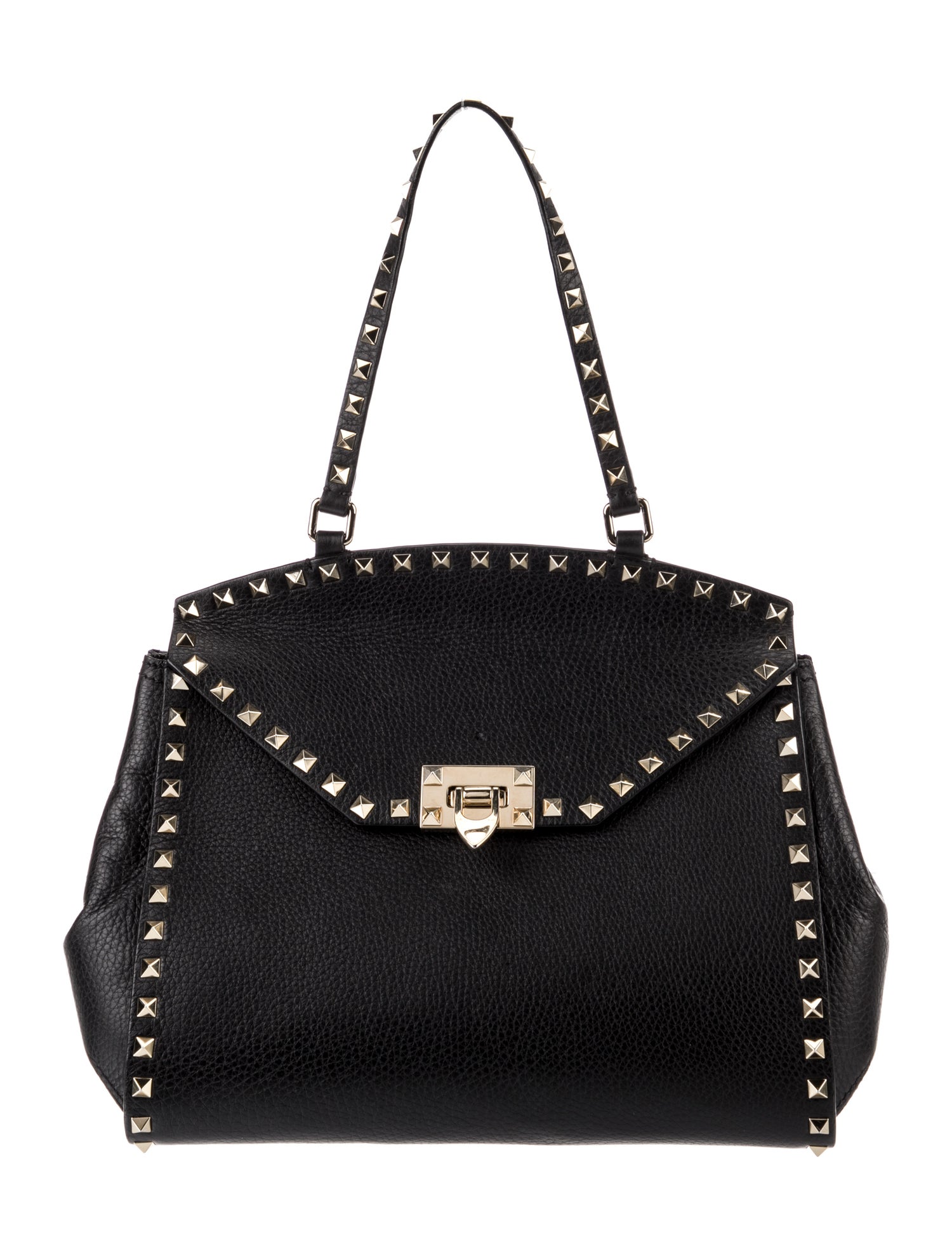 Valentino Rockstud Top Handle Bag