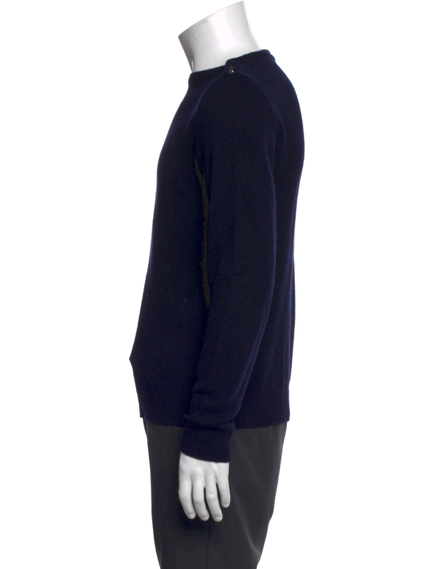 Valentino Rockstud Accents Cashmere Pullover