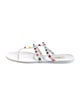 Valentino Rockstud Accents Rubber Slides