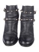 Valentino Rockstud Accents Leather Boots