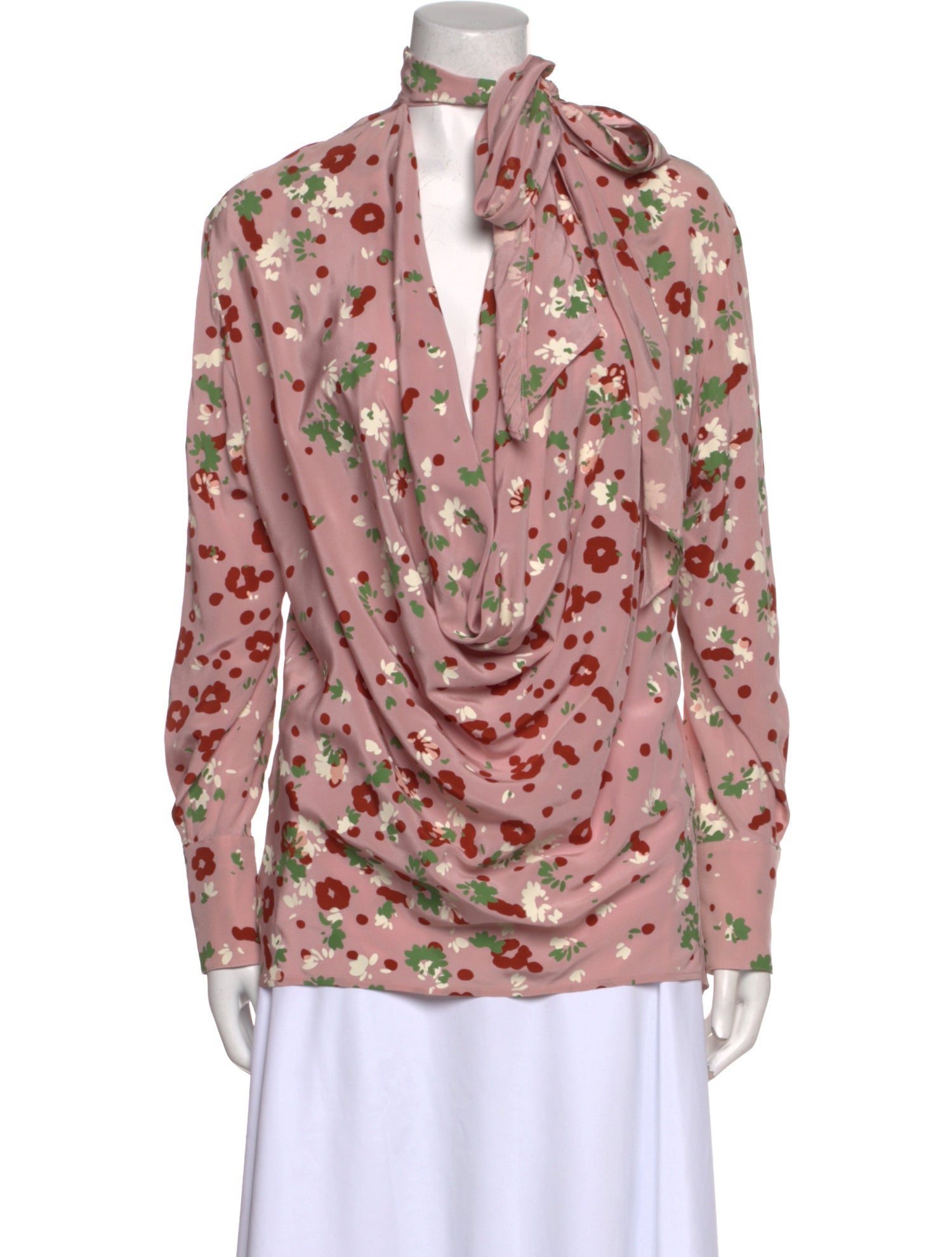 Valentino Silk Printed Blouse