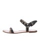 Valentino Rockstud Accents Leather Sandals