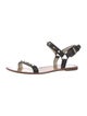 Valentino Rockstud Accents Leather Sandals