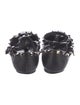 Valentino Rockstud Accents Leather Ballet Flats