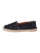 Valentino Rockstud Accents Leather Espadrilles