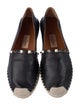 Valentino Rockstud Accents Leather Espadrilles