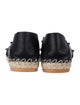 Valentino Rockstud Accents Leather Espadrilles