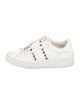 Valentino Rockstud Accents Leather Sneakers
