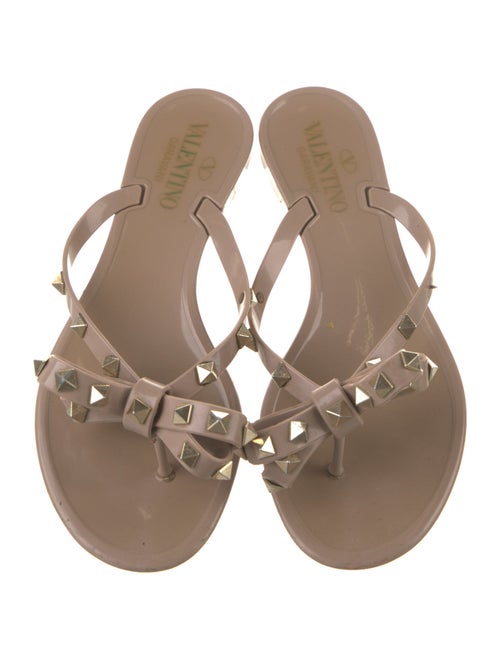 Valentino Rockstud Accents PVC Slides