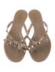 Valentino Rockstud Accents PVC Slides