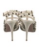 Valentino Rockstud Accents Leather T-Strap Pumps