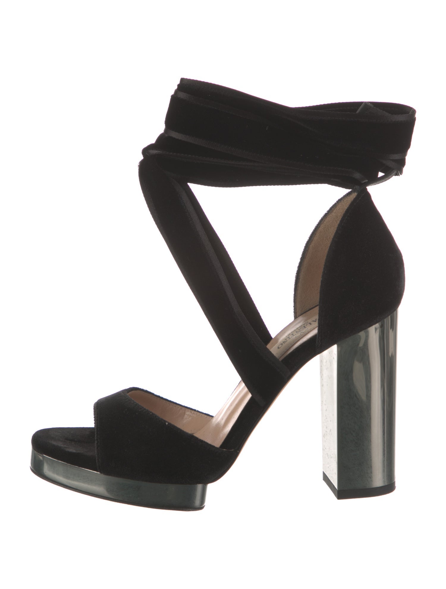 Valentino Velvet Sandals