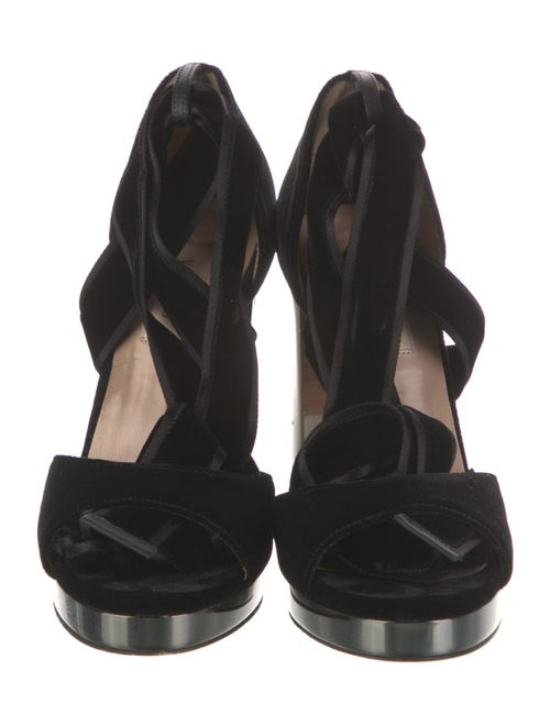 Valentino Velvet Sandals