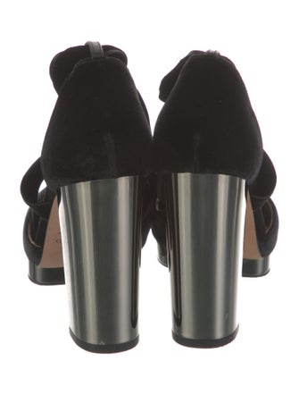 Valentino Velvet Sandals