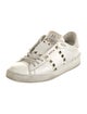 Valentino Rockstud Accents Leather Sneakers
