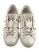 Valentino Rockstud Accents Leather Sneakers