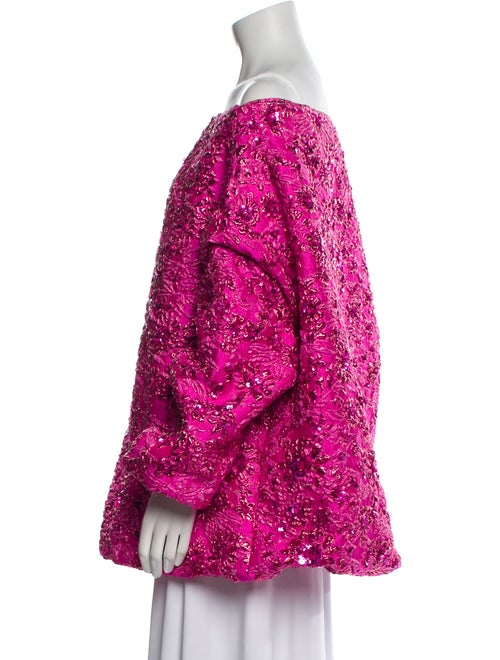 Valentino Printed Off-The-Shoulder Tunic