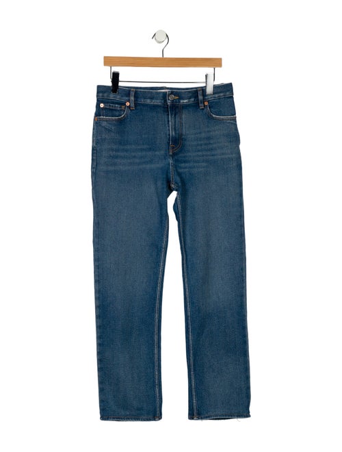 Valentino Mid-Rise Straight Leg Jeans