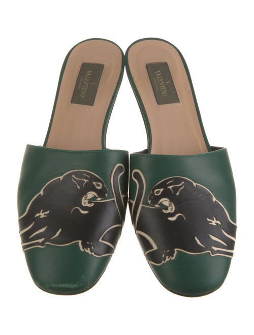 Valentino Leather Mules