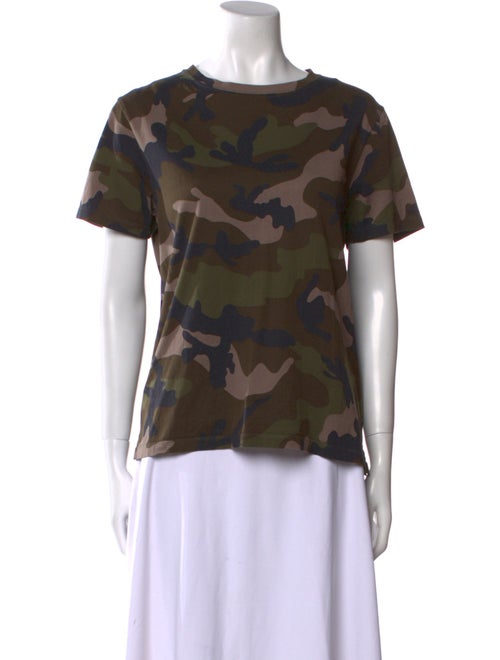 Valentino Printed Bateau Neckline T-Shirt