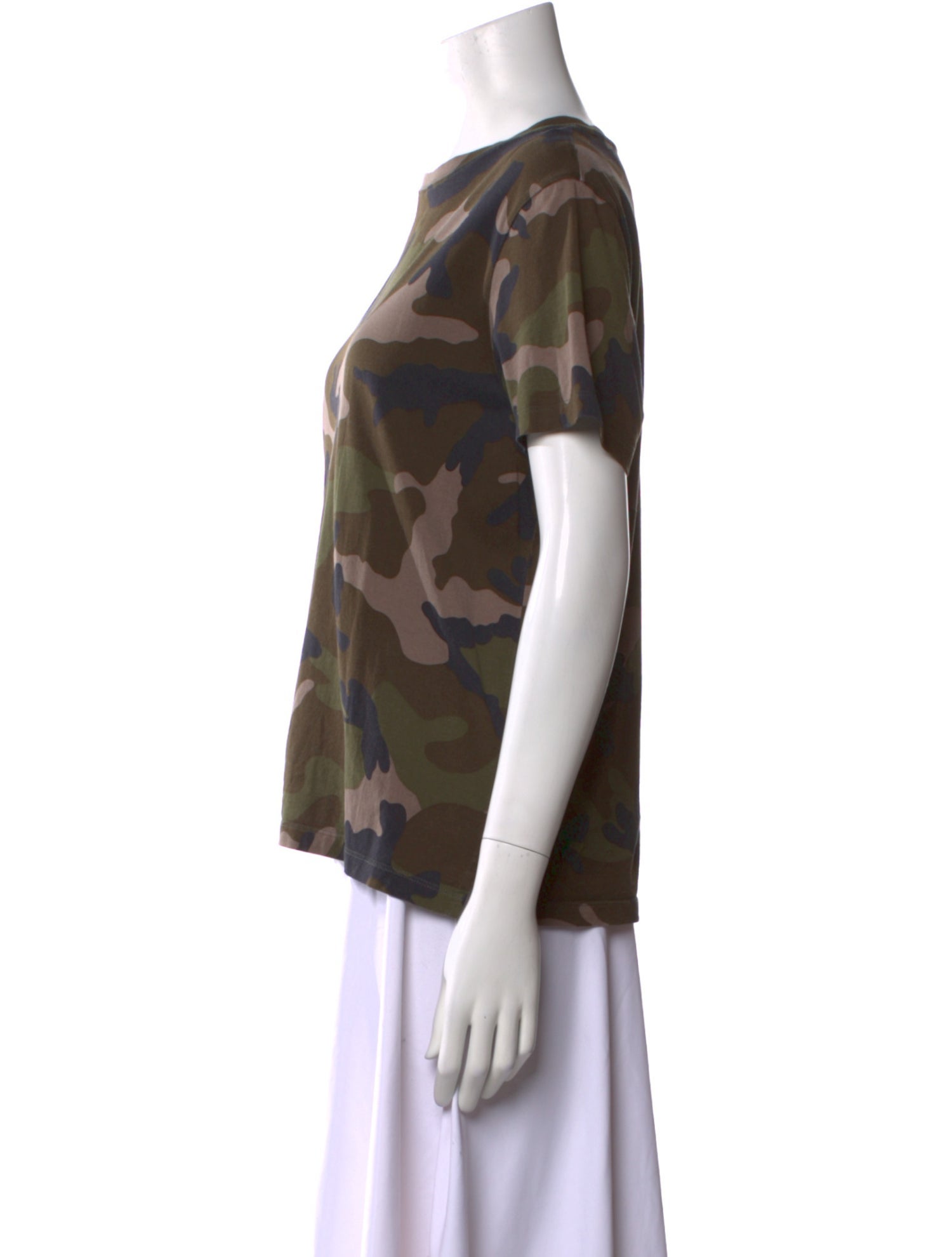 Valentino Printed Bateau Neckline T-Shirt