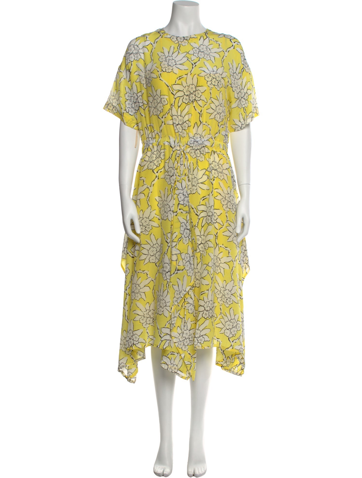 Valentino Silk Midi Length Dress