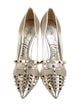 Valentino Rockstud Accents Leather Pumps
