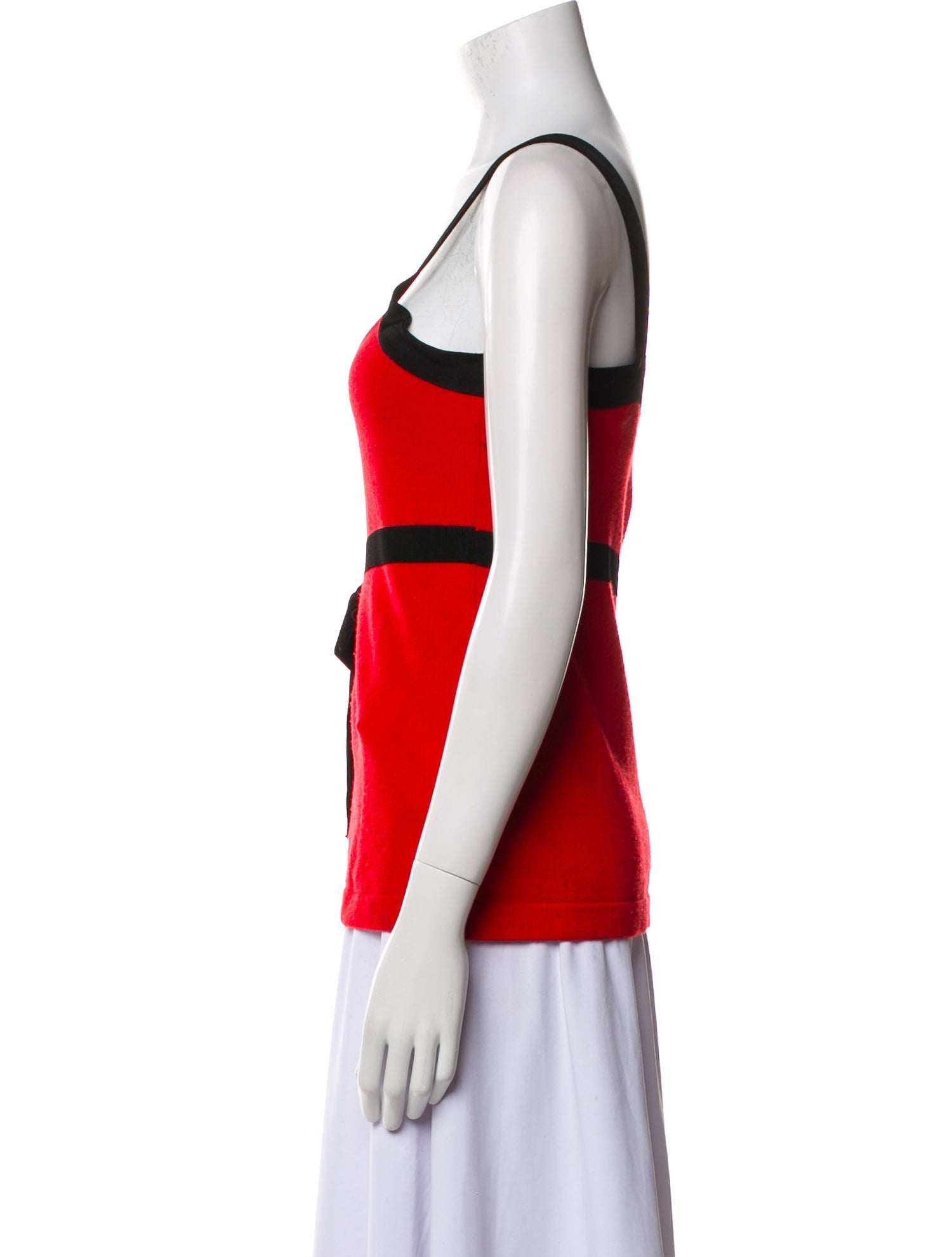 Valentino Vintage Colorblock Pattern Sweater