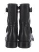 Valentino Leather Moto Boots