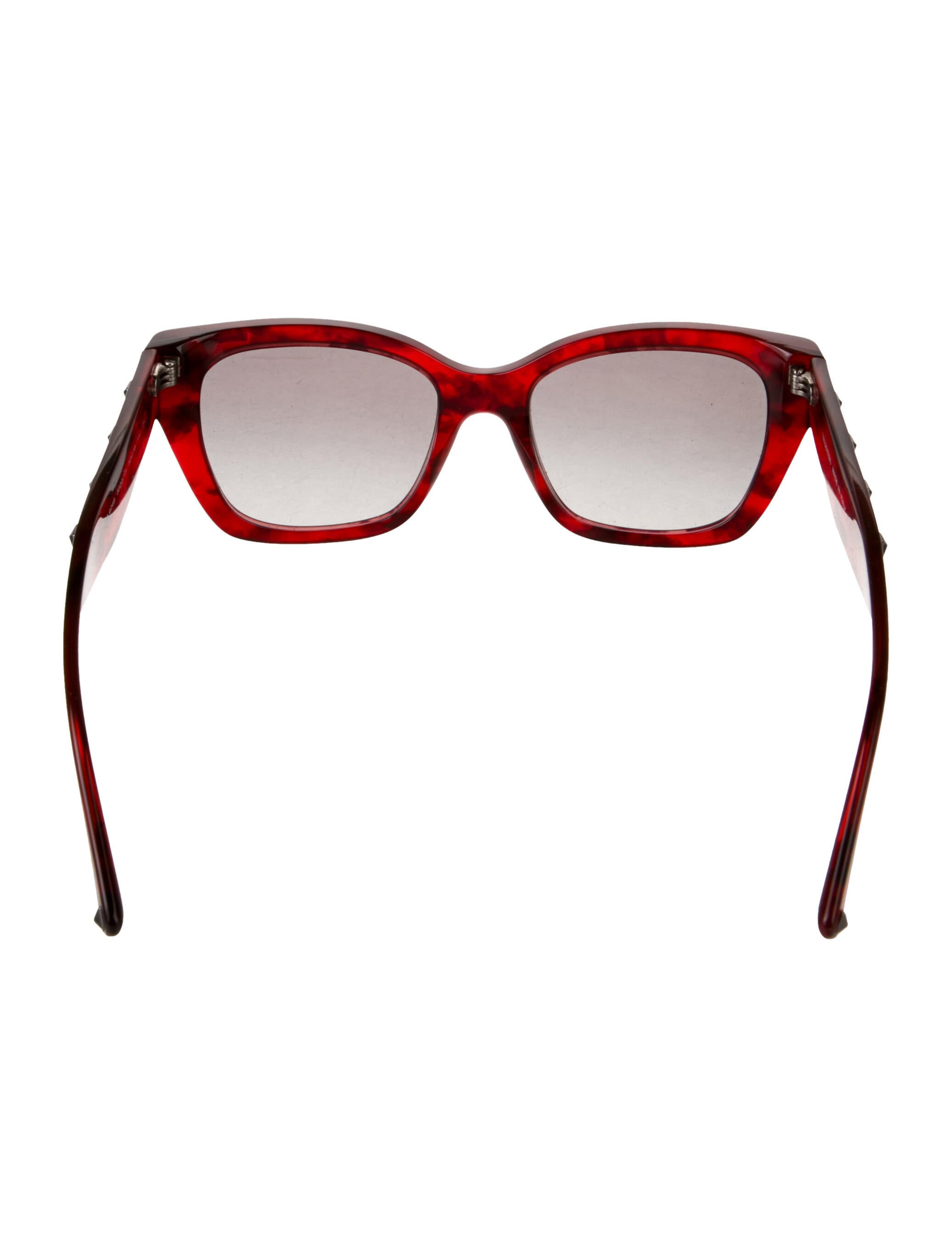 Valentino Rockstud Accents Square Sunglasses