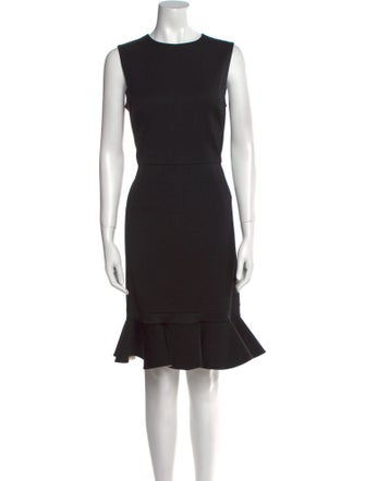 Valentino Virgin Wool Knee-Length Dress