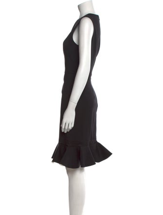 Valentino Virgin Wool Knee-Length Dress