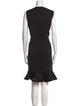Valentino Virgin Wool Knee-Length Dress