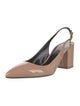 Valentino Rockstud Accents Patent Leather Slingback Pumps