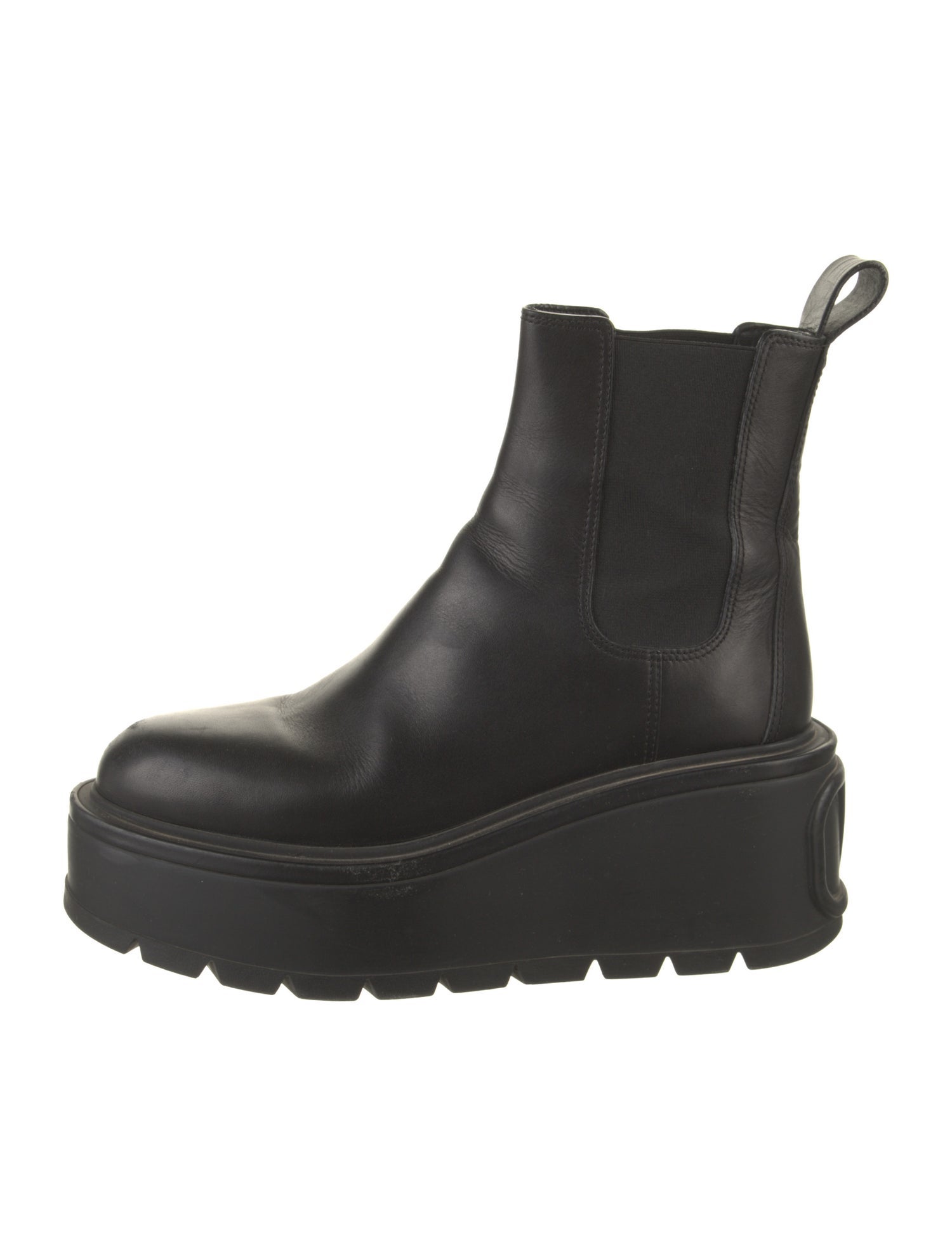 Valentino Leather Chelsea Boots