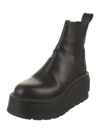 Valentino Leather Chelsea Boots