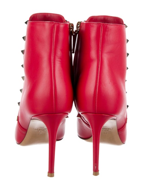 Valentino Rockstud Accents Leather Boots