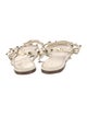 Valentino Rockstud Accents Leather Gladiator Sandals