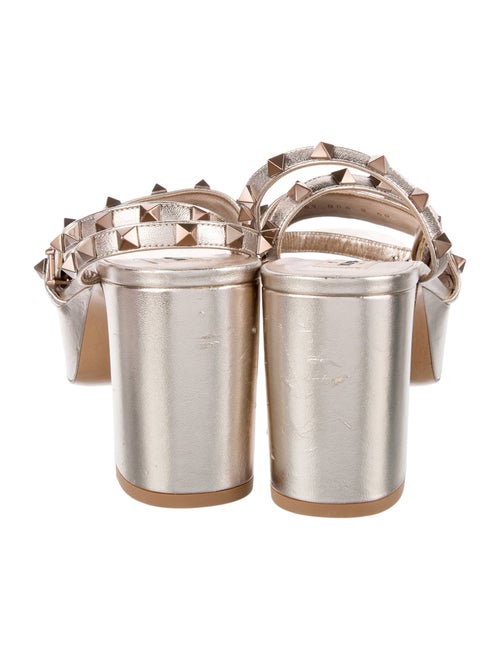 Valentino Rockstud Accents Leather Sandals