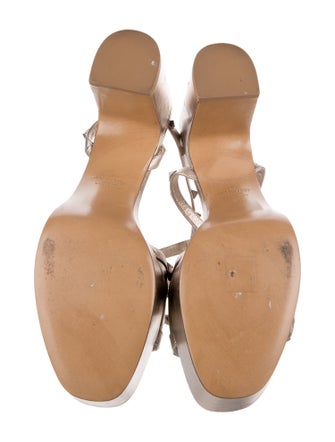 Valentino Rockstud Accents Leather Sandals