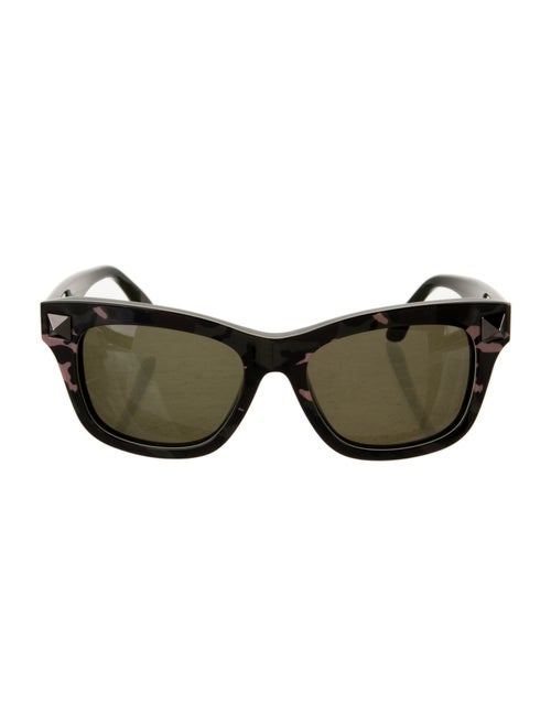 Valentino Rockstud Accents Wayfarer Sunglasses