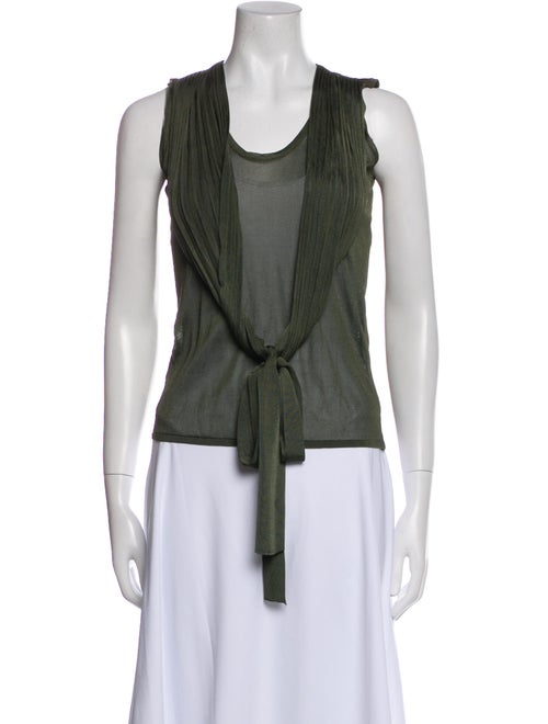 Valentino Scoop Neck Sleeveless Top
