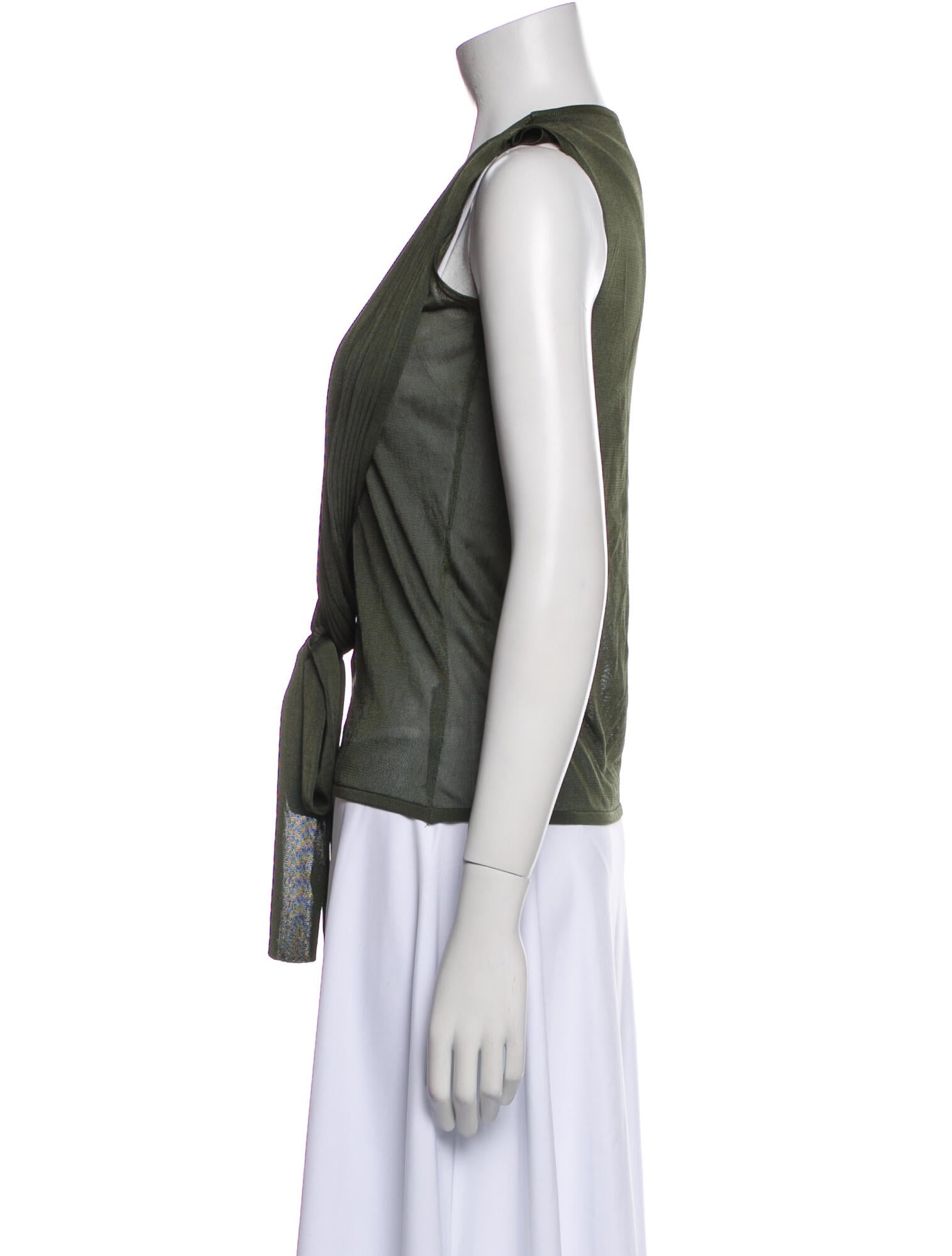 Valentino Scoop Neck Sleeveless Top