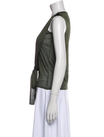 Valentino Scoop Neck Sleeveless Top