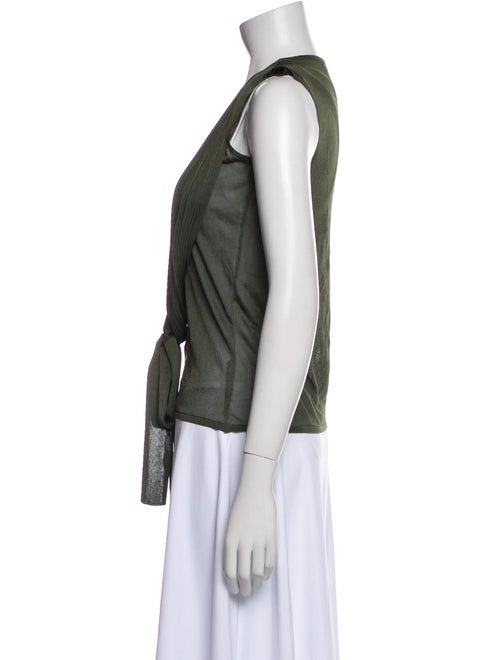 Valentino Scoop Neck Sleeveless Top