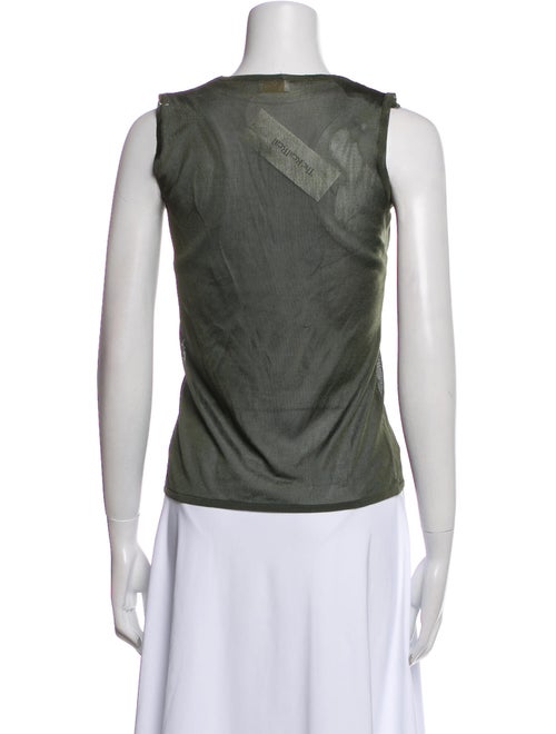 Valentino Scoop Neck Sleeveless Top