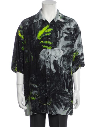 Valentino Printed Short Sleeve Shirt