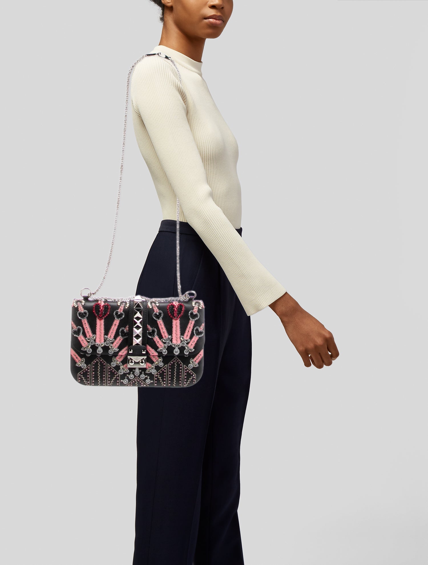 Valentino Leather Crossbody Bag