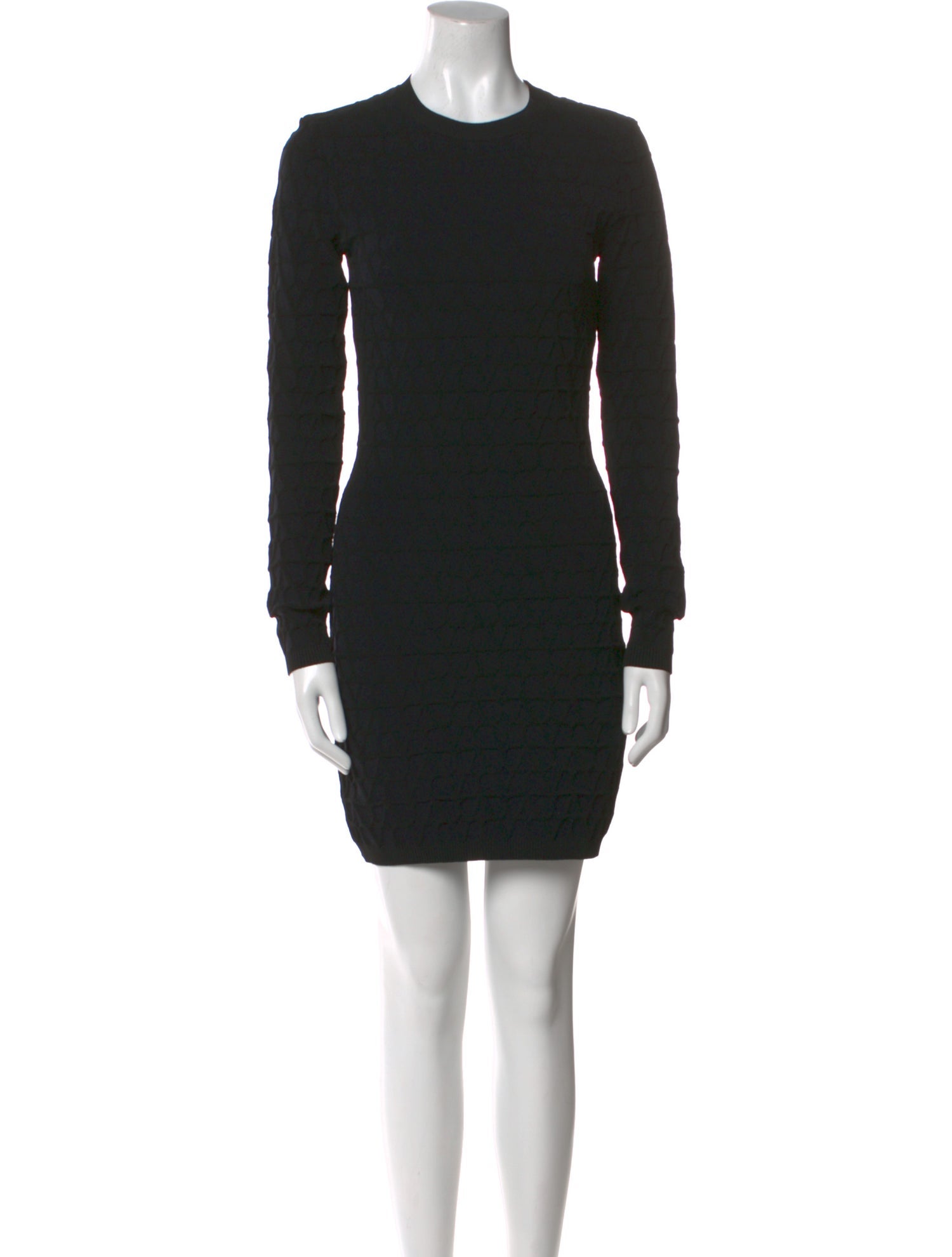 Valentino Crew Neck Mini Dress